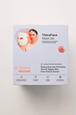 NEW Therabody TheraFace Mask Glo Cordless LED Anti-Aging w/ Eye Shield