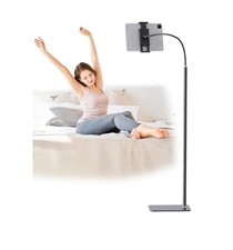 Detachable Universal Cell Phones Tablet iPad Selfie Gooseneck Floor Stand Holder