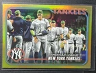 Yankees Team Card 2024 Topps Flagship 301 Gold Foil New York Yankees Aaron Judge