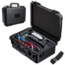 Rugged Hard Travel Carrying Case for Nintendo Switch 2 2025 Protective Black