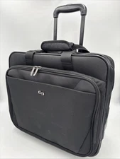 Solo New York “Bryant” Rolling Carry On Laptop Bag Luggage Telescoping Handle