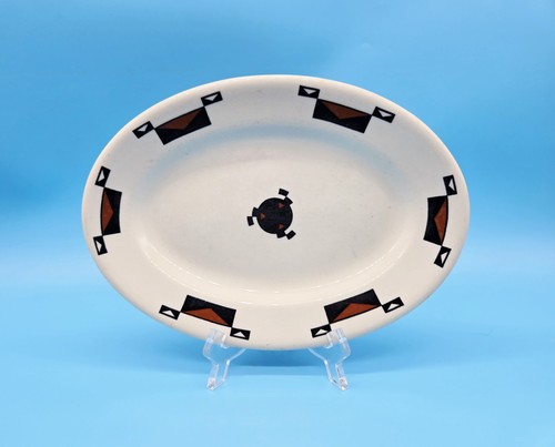 Ahwahnee Hotel Yosemite Restaurant Ware Vintage Buffalo China Oval Plate Dish