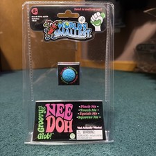 Worlds Smallest Toys NeeDoh Blue RARE New
