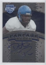 2012 Press Pass Fanfare Blue 198/199 Dontari Poe #DP Auto 0a1