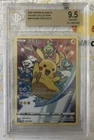 2020 Pokemon Pikachu SWSH020 Black Star Promo Pikachu Figure Collection BGS 9.5