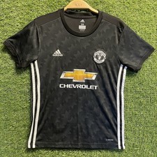 Youth Adidas Black Manchester United 2017/18 Away Team Jersey Size 26 L #31