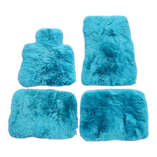 Genuine Lambswool Sheepskin Turchese Floor Mats Rolls Royce Ghost 2021 - 2026