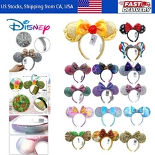 Disney-Park's Loungefly 2024 Mickey Ears Rapunzel Tangled Pascal Belle Headband