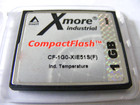 1GB Compact Flash Card Industrial ( 1 GB CF Karte ) Xmore gebraucht