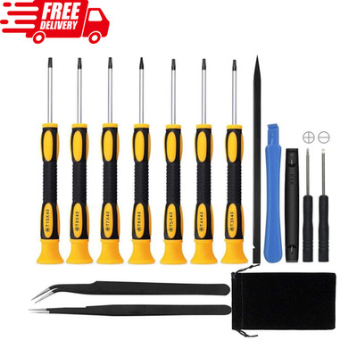 15 in 1 Torx Screwdriver Set with T3 T4 T5 T6 T8 T10 Security Torx Screwdriver a