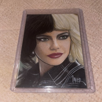 #ad Cruella Emma Stone Javier Gonzalez Sketch ORIGINAL 1 1 PSC $40.00