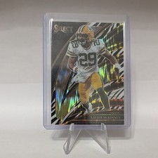 2025 Panini Select Prizm Club Level Zebra Xavier McKinney Green Bay Packers #266