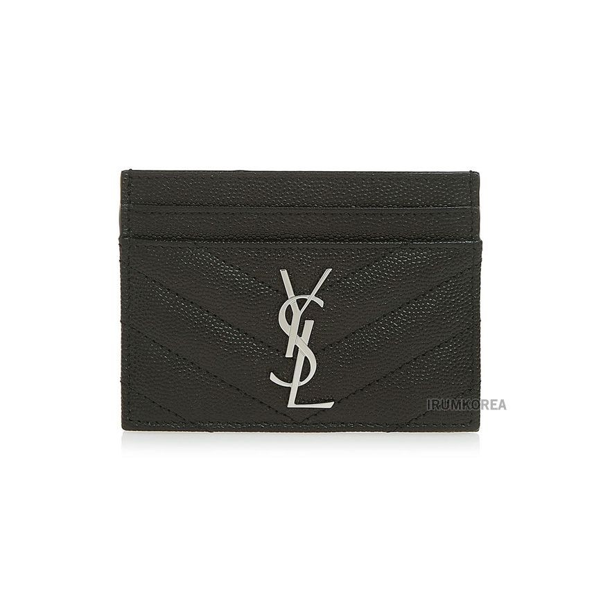 Saint Laurent Matelassé Card Holder 140337610
