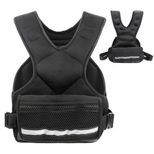 Weighted Vest Men Women, 5lb/10 lb Adjustable Weighted Vest with Reflective ...