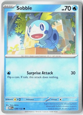 Sobble Common ME01: Mega Evolution 039/132 NM