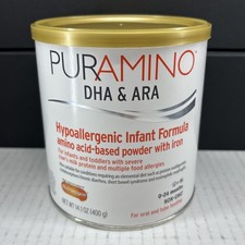 PURAMINO DHA ARA Hypoallergenic Infant Formula 14.1 oz Powder EXP SEPT 2027