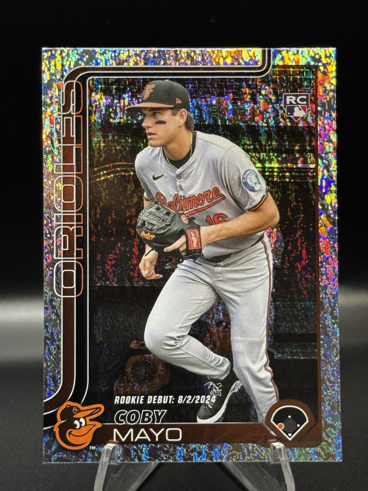 2025 Topps Update Series - Rookie Debut Coby Mayo #US282 (RC) Sand Glitter