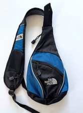 The North Face Blue and Black Crossbody Sling Bag