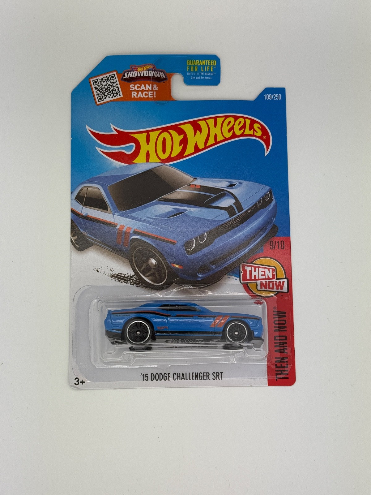 2016 Hot Wheels ’15 Dodge Challenger SRT Blue – Then and Now #109/250