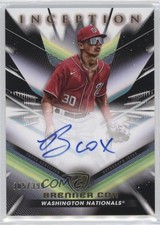 2023 Bowman Inception Auto 305/399 Brenner Cox #BPA-BC Auto rw6
