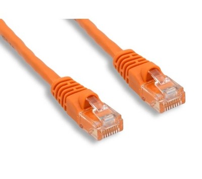  Category 6 Patch Cable Ethernet UTP 7' 7ft Orange Cat 6 Network Cord 0306