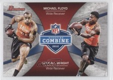 2012 Bowman Combine Competition Michael Floyd Kendall Wright #CC-FW z6b