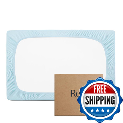 Rest Evercool Fitted Sheet Twin Xl Size Light Blue 13 Deep Up To 15 Breathable