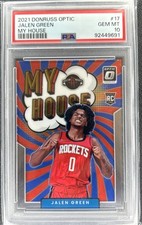 2021-22 Panini Donruss Optic - My House Jalen Green #17 Purple Prizm (RC) PSA 10