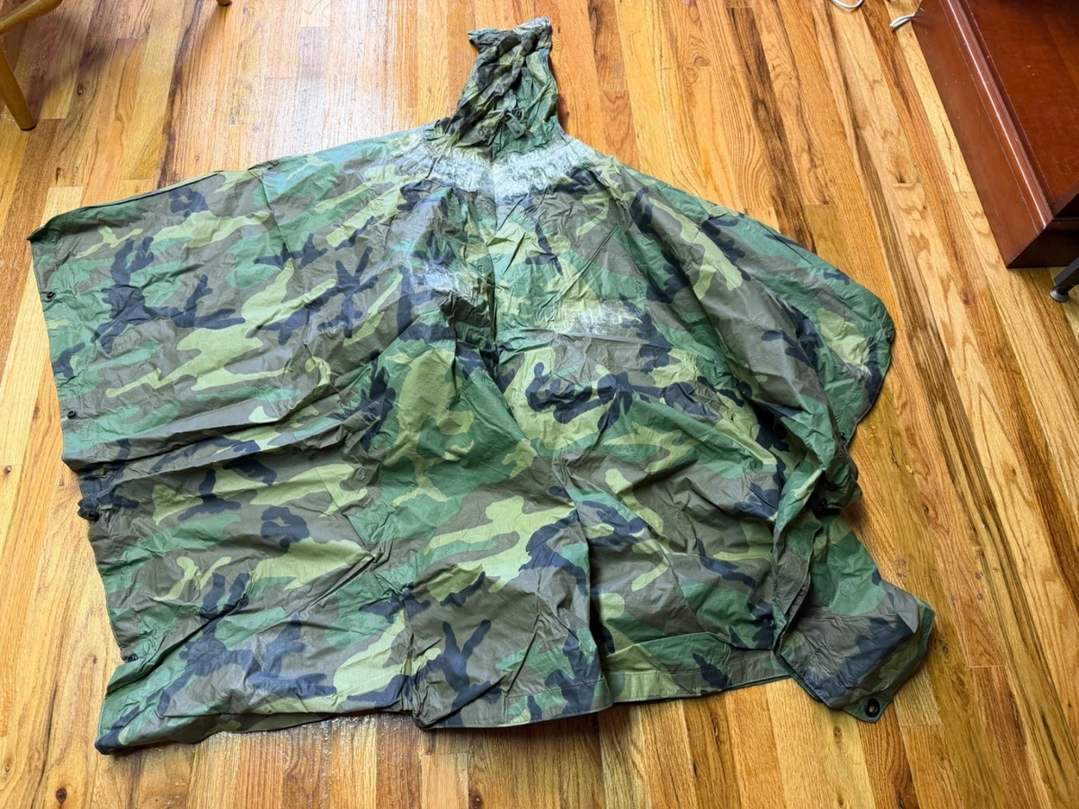Vietnam Poncho In Original Vietnam War Personal & Field Gear for