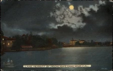 Lake Merritt moonlight~ Oakland California ~ PPIE cancel ~SIGRID KURKI San Fran.