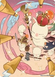 Summon: Good King Mog XII Art Card 41/53 Final Fantasy Art Series MTG