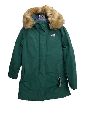 The North Face New Outer Boroughs 550 Down Parka Jacket Ponderosa Green Womens