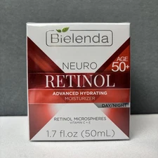 Bielenda Neuro Retinol Advanced Hydrating Moisturizer 50+ Day Night 1.7 fl oz