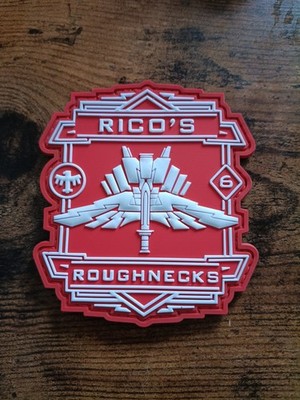 Ricos Roughnecks PVC Morale Patch Klett
