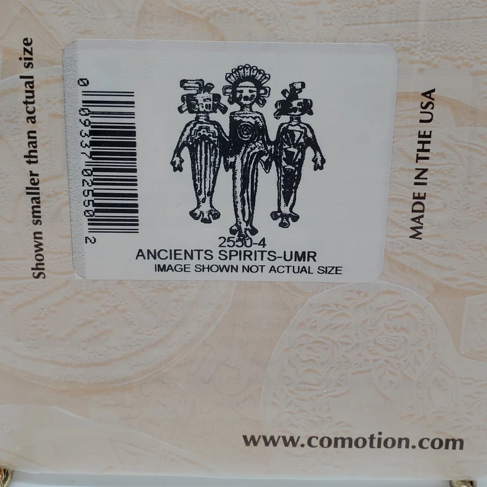 Comotion древние духи родной символ юго-запад не смонтированный резиновый штамп 4 x 4» новый - Изображение 3 из 4