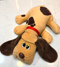 Hasbro Pound Puppies 19  Plush Dog Puppy Brown Spots Plush 2019 w/Collar EUC