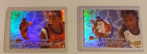 2000 Fleer Ultra WNBA Attitude Trading Cards Cynthia Cooper Jennifer Gillom
