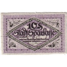 [#288979] Germany, Bielefeld, 10 Pfennig, 1919-04-01, AU, Linen, Grabowski:13