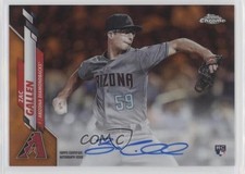2020 Topps Chrome Rookie Auto Orange Refractor 22/25 Zac Gallen #RA-ZG Auto t9y
