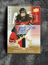RENATA FAST #53--2021-22 Upper Deck Team Canada Patch Auto WWC 