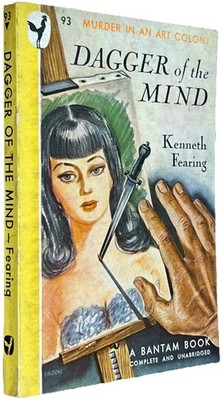 Dagger of the Mind by Kenneth Fearing 1947 Bantam Book Mystery Thriller PB