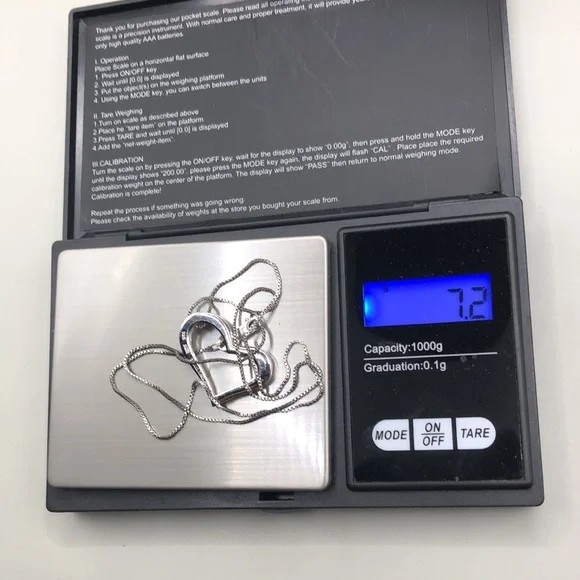 Solid sterling silver 925 open heart romantic pen… - image 9