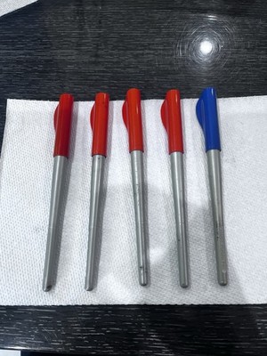 Pilot Parallel Calligraphy Pen Lot Of 5, 1.5mm (4), 6.0mm (1)