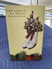 LED Lighted Ice Skates Centerpiece 12  Works