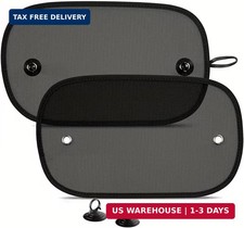 2 Pack Car Window Shades, UV Protection Sunshade for Side Windows, Strong Light