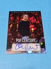 2026 Leaf Pop Century Timothy Olyphant Autograph 1/1 Auto Cracked Ice 