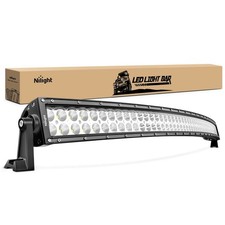 Nilight LED Light Bar 50Inch 288W 20100LM Curved Spot Flood Combo Driving Lam...