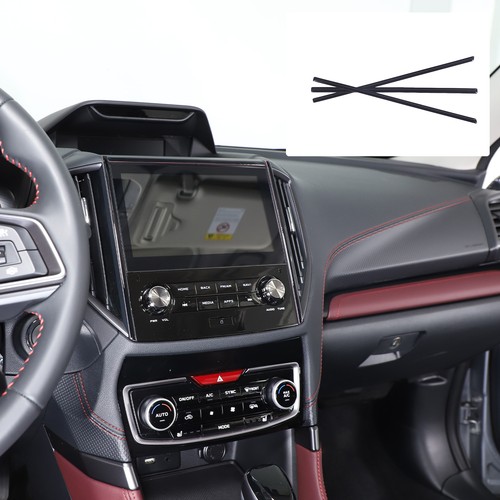 Glossy Piano Black Center Screen Outer Trim Sticker For Subaru Forester SK 2024 - Picture 20 of 24