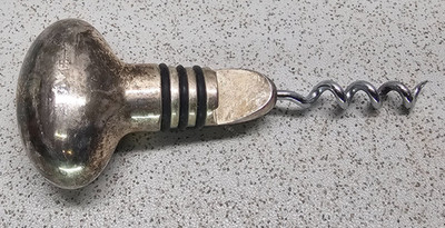 Vintage All-in-One Weinflaschenöffner Korkenzieher & Stopfen - Metall Bar Werkzeug