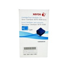 Genuine Xerox 8570/8580 2X Cyan Solid Ink ColorQube Ink Set NonMetered